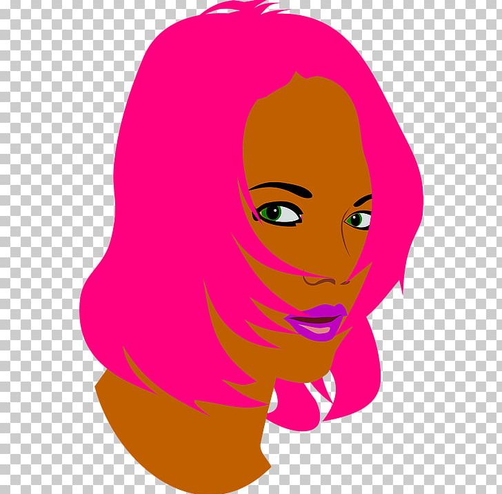 Red Hair Face Brown Hair PNG