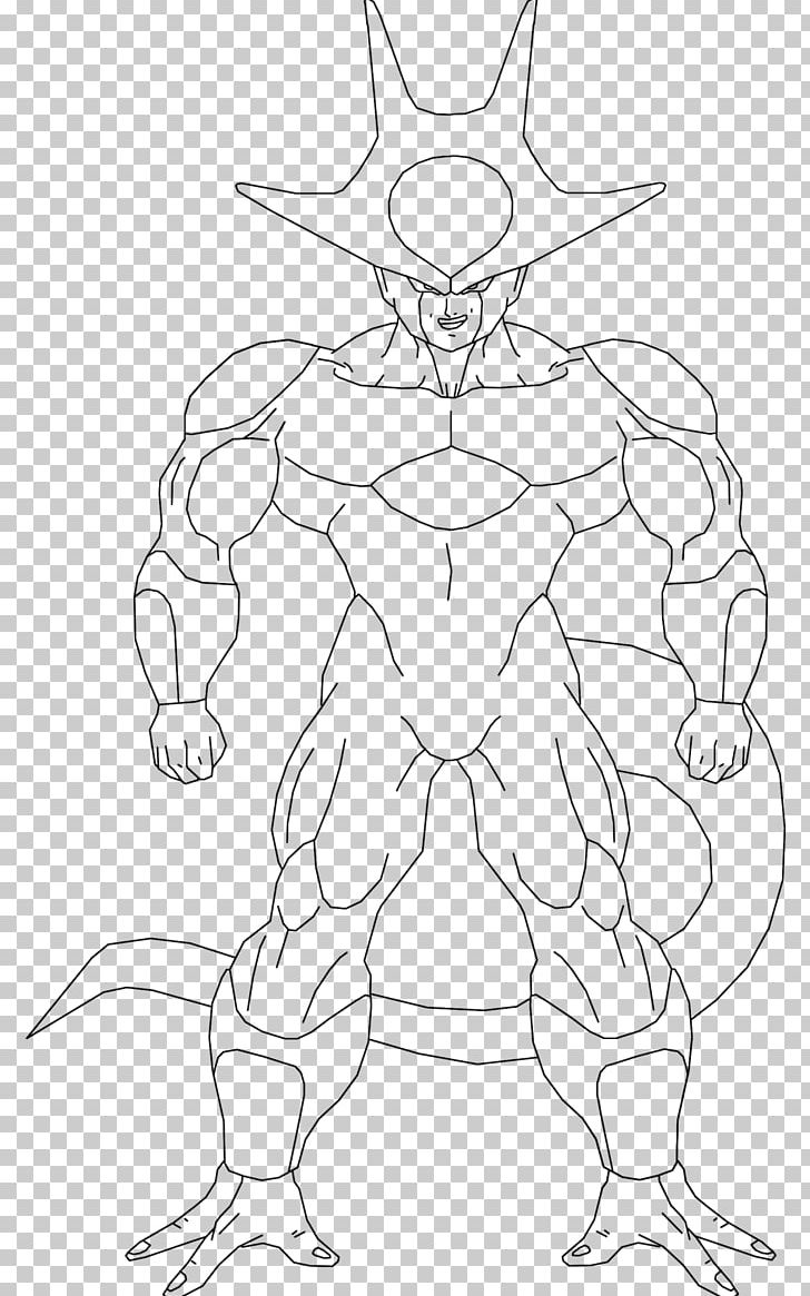 Frieza Line Art Gohan Goku Trunks PNG, Clipart, Angle, Artwork, Black And White, Cartoon, Character Free PNG Download