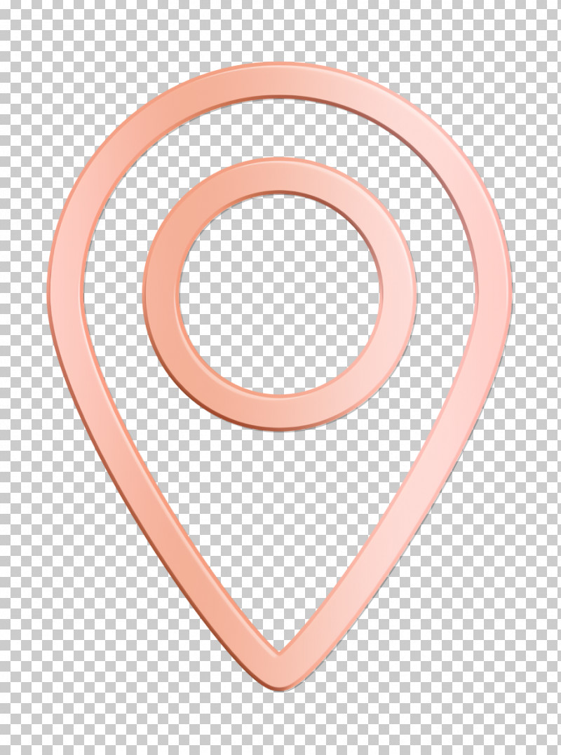 Location Point Icon Place Icon Maps And Flags Icon PNG, Clipart, Circle, Maps And Flags Icon, Media And Technology Icon, Musical Instrument Accessory, Peach Free PNG Download