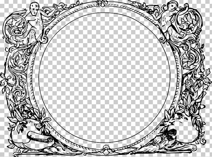 Frames PNG, Clipart, Art Vector, Black And White, Body Jewelry, Circle, Computer Icons Free PNG Download