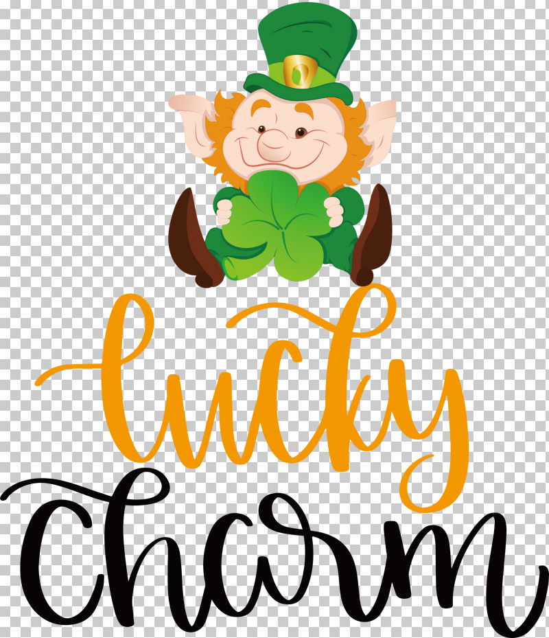 Lucky Charm Patricks Day Saint Patrick PNG, Clipart, Behavior, Character, Flower, Happiness, Logo Free PNG Download