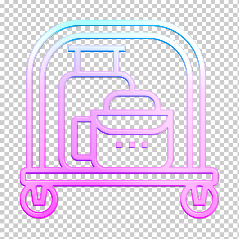 Luggage Icon Hotel Services Icon Hotel Cart Icon PNG, Clipart, Area, Hotel Cart Icon, Hotel Services Icon, Line, Luggage Icon Free PNG Download