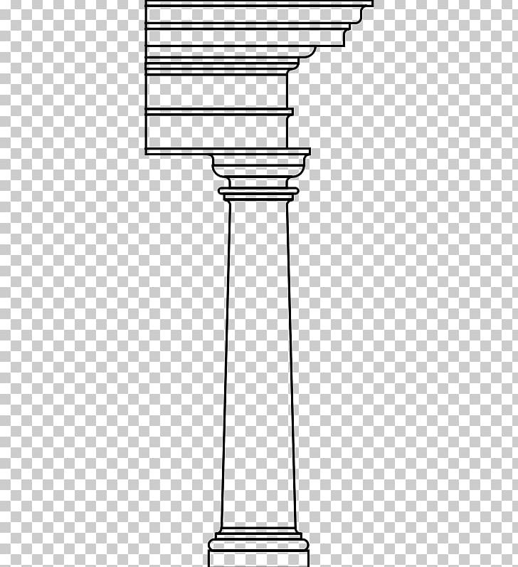 Column Classical Order Architecture Tuscan Order PNG, Clipart, Ancient Greek Architecture, Angle, Area, Black And White, Capital Free PNG Download