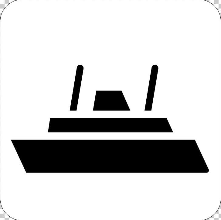 Ferry Computer Icons Traffic Sign Accommodation PNG, Clipart, Accommodation, Area, Black And White, Brand, Campsite Free PNG Download