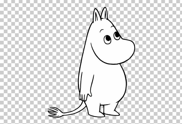 Moomintroll Moomins Snufkin Coloring Book Moominhouse PNG, Clipart, Area, Black, Black And White, Carnivoran, Cat Like Mammal Free PNG Download