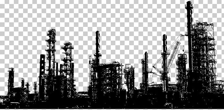Oil Refinery Nghi Sơn Refinery Petroleum Petrochemical PNG, Clipart, Black And White, Building, City, Cityscape, Computer Icons Free PNG Download