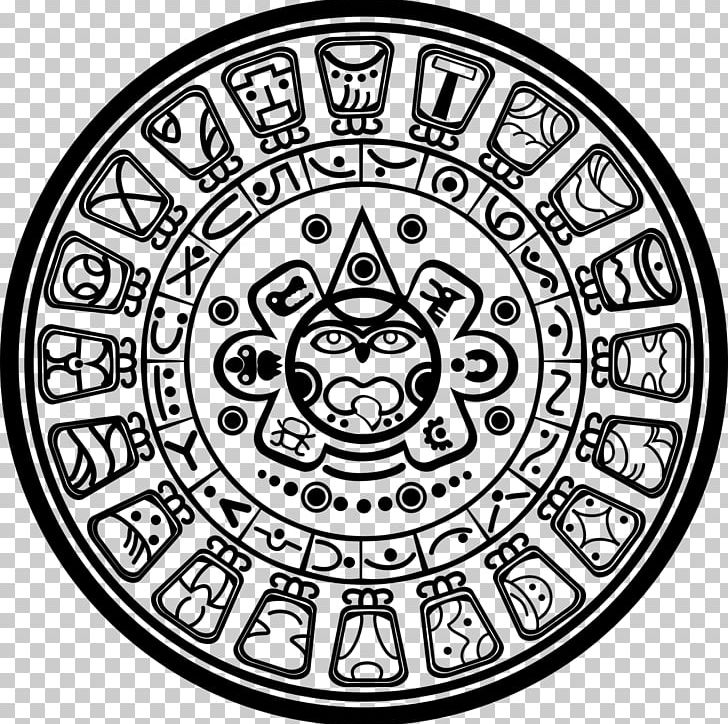 Maya Civilization Mesoamerican Pyramids Mayan Calendar PNG, Clipart, Area, Art, Aztec Calendar, Black And White, Calendar Free PNG Download