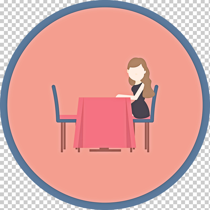 Pink Cartoon Table Furniture Circle PNG, Clipart, Cartoon, Chair, Circle, Furniture, Pink Free PNG Download