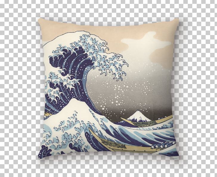 The Great Wave Off Kanagawa Painting Mount Fuji Printmaking Wind Wave PNG, Clipart, Art, Blue, Canvas Print, Cushion, Great Wave Free PNG Download