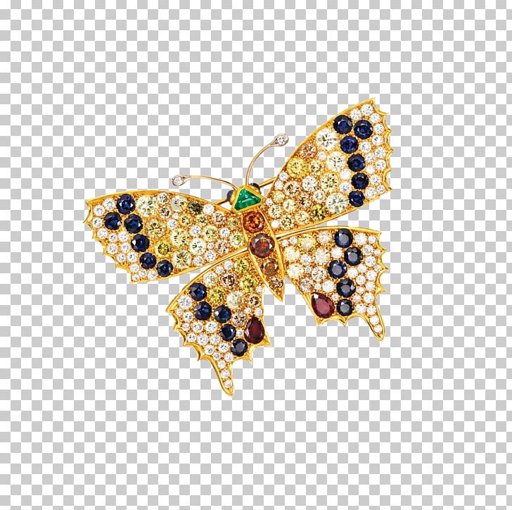 Butterfly Jewellery Brooch Gemstone Gold PNG, Clipart, Body Jewelry, Brilliant, Brooch, Butterfly, Cabochon Free PNG Download