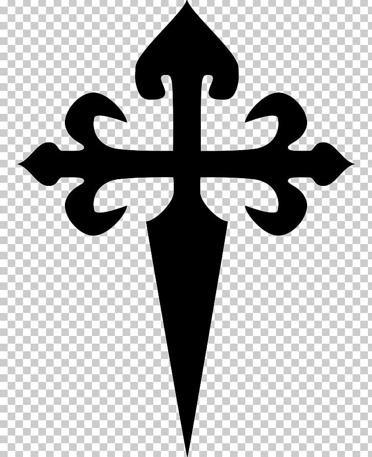 Camino De Santiago Santiago De Compostela Cathedral Cross Of Saint James Christian Cross PNG, Clipart, Black And White, Camino De Santiago, Catholicism, Christian Cross, Cross Free PNG Download