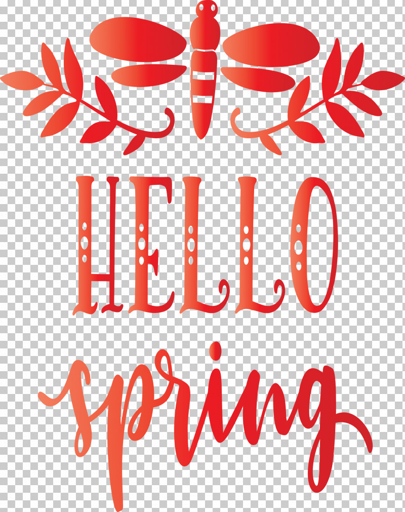 Hello Spring Spring PNG, Clipart, Hello Spring, Red, Spring, Text Free PNG Download