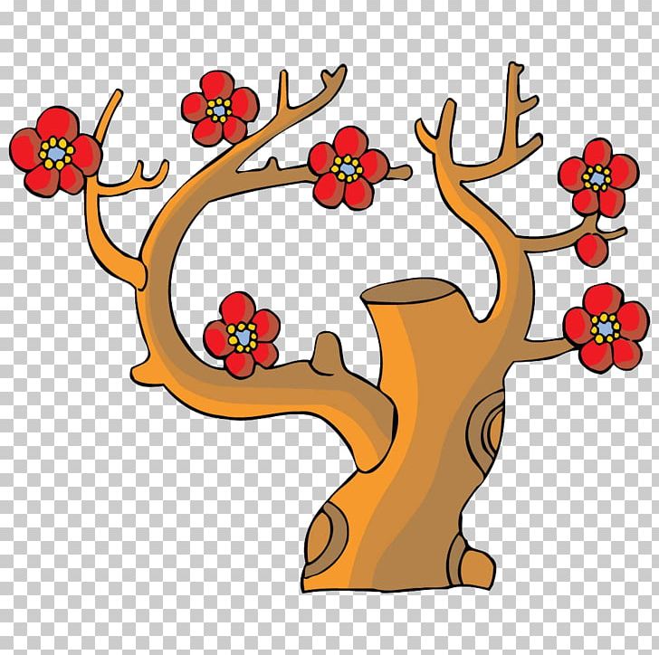 Plum Blossom Tree PNG, Clipart, Artwork, Avatar, Branch, Color, Creative Free PNG Download