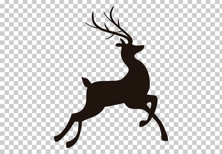 Reindeer Rudolph Santa Claus PNG, Clipart, Antler, Black And White, Cartoon, Christmas, Deer Free PNG Download