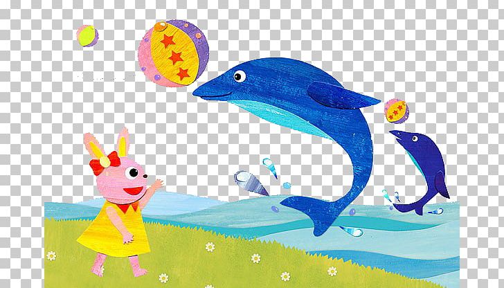 Dolphin Photography Illustration PNG, Clipart, Animals, Blue, Cartoon, Cartoon Rabbit, Computer Wallpaper Free PNG Download