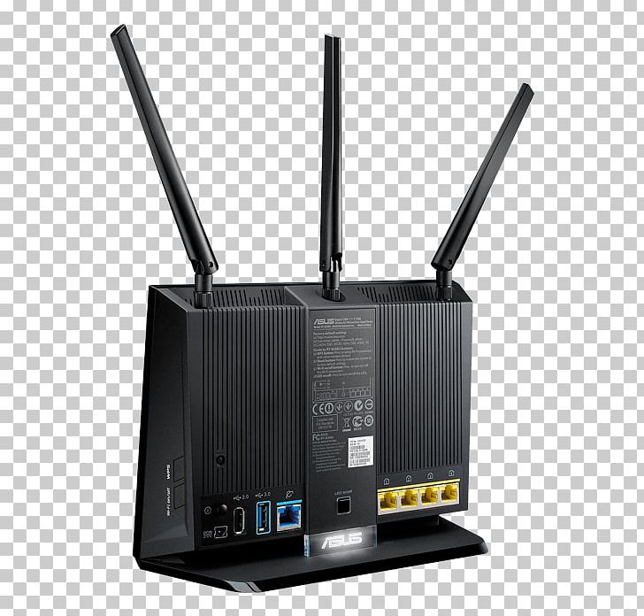 Wireless Router ASUS RT-AC68U IEEE 802.11ac ASUS RT-AC1900P PNG, Clipart, Asus Rtac68u, Asus Rtac1900 Router, Data Transfer Rate, Electronic Device, Electronics Free PNG Download