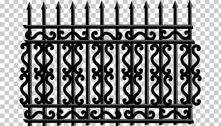 Fence Gate Iron Railing PNG, Clipart, Black And White, Black Fence Cliparts, Chainlink Fencing, Computer Icons, Fence Free PNG Download