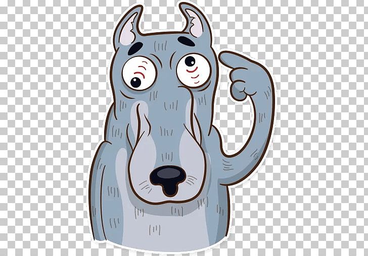 Snout Dog Telegram Sticker PNG, Clipart, Animals, Cartoon, Character, Dog, Dog Like Mammal Free PNG Download