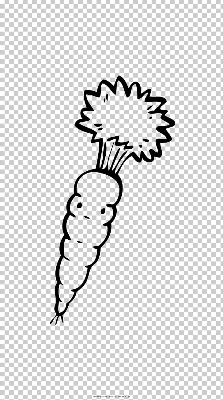 Coloring Book Carrot Drawing Black And White PNG, Clipart, Animal, Area, Artwork, Black, Black And White Free PNG Download