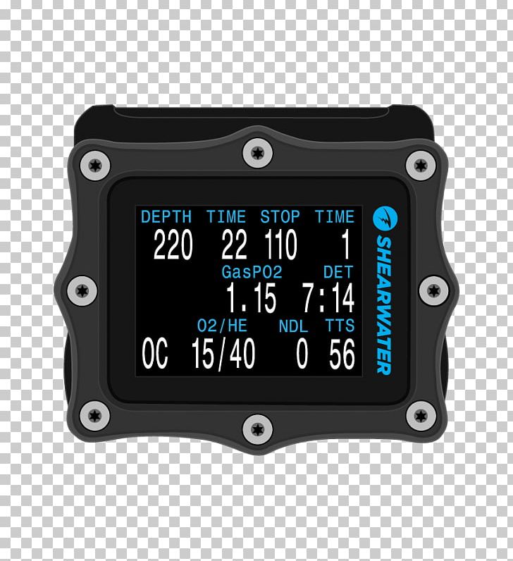 Dive Computers Underwater Diving Shearwater Research Electronics Trimix PNG, Clipart, Computer, Computer Hardware, Dive Computers, Electronics, Gauge Free PNG Download