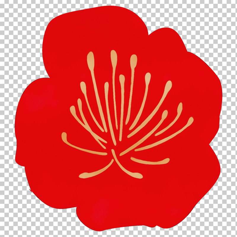 Red Flower Plant Petal Hibiscus PNG, Clipart, Flower, Herbaceous Plant, Hibiscus, Paint, Petal Free PNG Download
