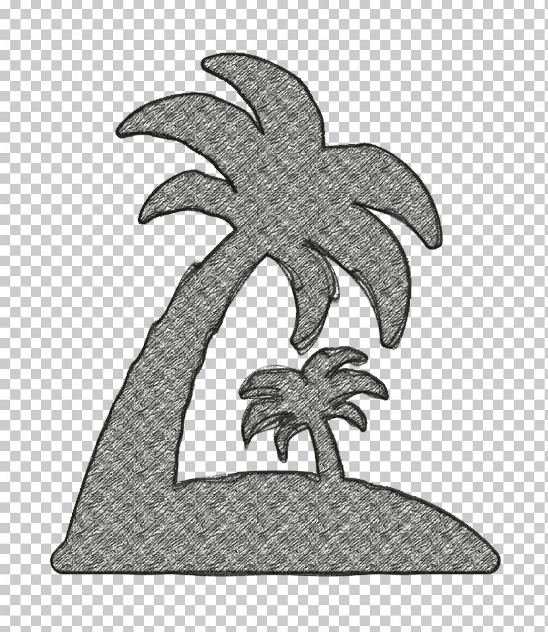 Beach Icon In The Beach Icon Nature Icon PNG, Clipart, Beach Icon, Blackandwhite, Leaf, Nature Icon, Plant Free PNG Download
