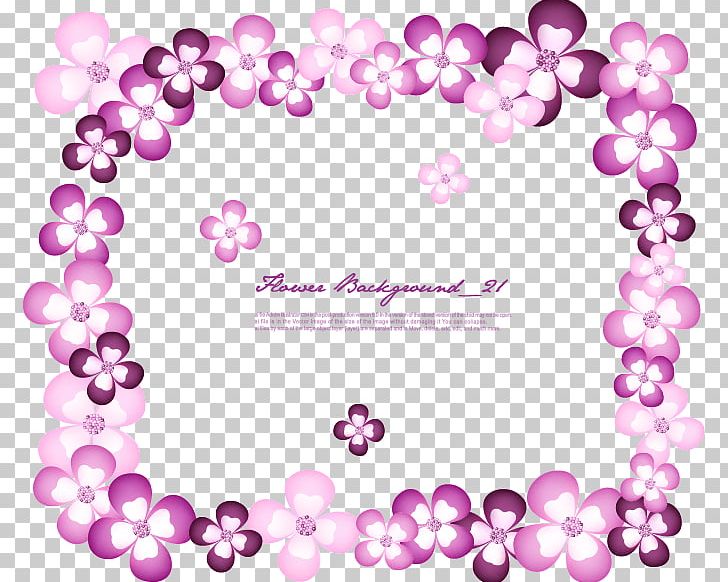 Flower Purple PNG, Clipart, Border Frame, Border Frames, Circle, Designer, Download Free PNG Download