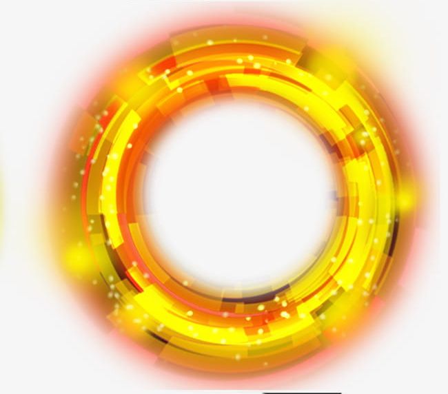 Yellow Ring Light Effect Element PNG, Clipart, Effect, Effect Clipart, Effect Element, Element, Glowing Free PNG Download