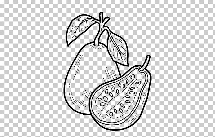 Drawing Book For Kids Guava Fruit Coloring Book PNG, Clipart, Artwork, Avocado, Black And White, Book, Cherry Free PNG Download