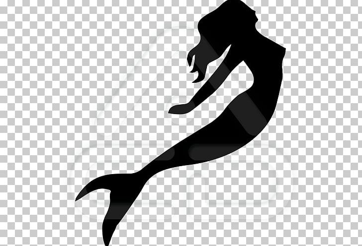 Ariel Mermaid Silhouette PNG, Clipart, Ariel, Art, Beak, Black, Black And White Free PNG Download