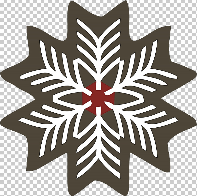 Snowflake Winter New Year PNG, Clipart, Blackandwhite, Flower, Leaf, New Year, Plant Free PNG Download