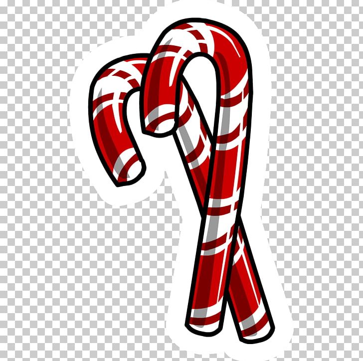 Candy Cane Club Penguin Stick Candy Christmas PNG, Clipart, Area, Baseball Equipment, Candy, Candy Cane, Christmas Free PNG Download