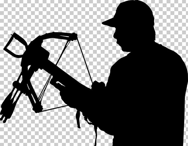Crossbow Hunting PNG, Clipart, Angle, Archery, Arrow Silhouette, Black, Black And White Free PNG Download