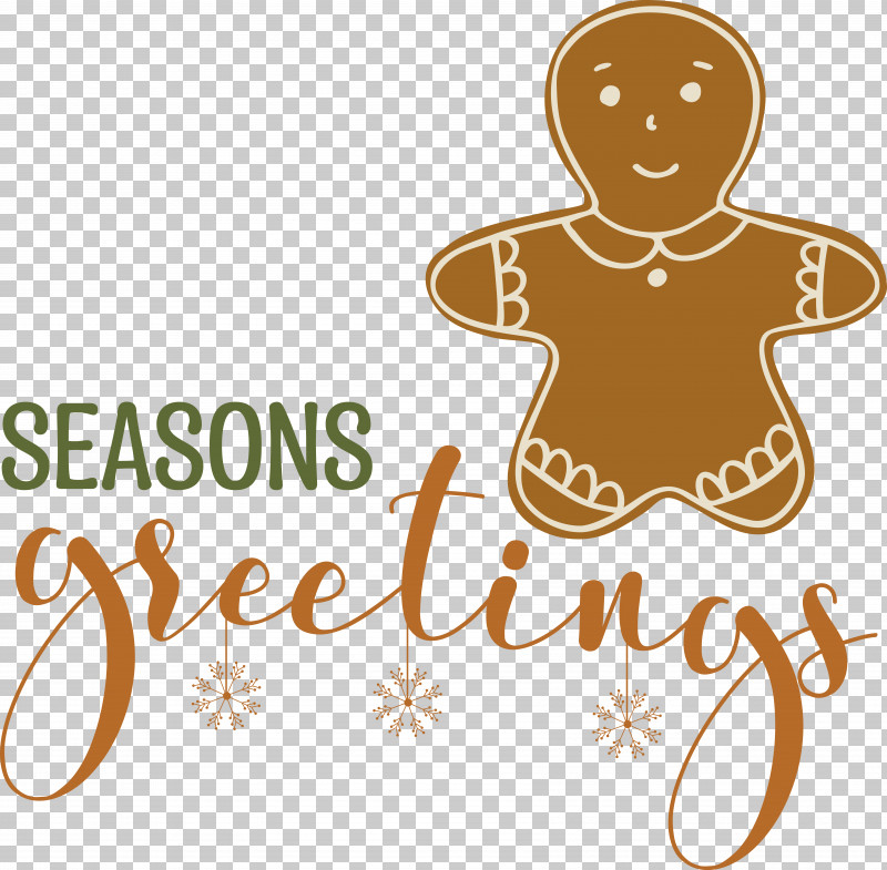 Seasons Greetings PNG, Clipart, Gingerbread, Merry Christmas, Seasons Greetings Free PNG Download