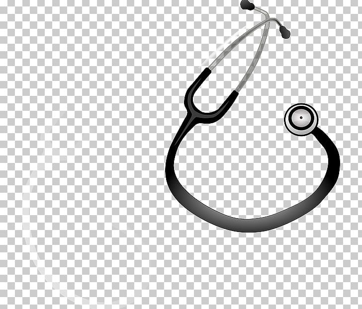 Stethoscope Medicine Physician PNG, Clipart, Auscultation, Black, Black And White, Body Jewelry, Circle Free PNG Download