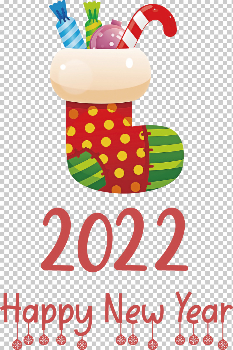 2022 Happy New Year PNG, Clipart, Bauble, Christmas And Holiday Season, Christmas Day, Christmas Decoration, Christmas Stocking Free PNG Download