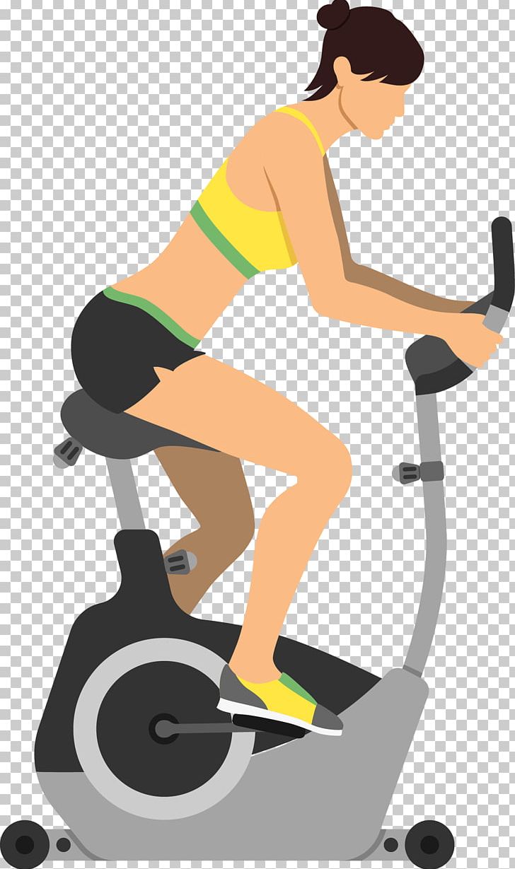 Stationary Bicycle Physical Exercise Bodybuilding Treadmill PNG, Clipart, Arm, Bicycle, Bike Vector, Exercise, Fitness Free PNG Download