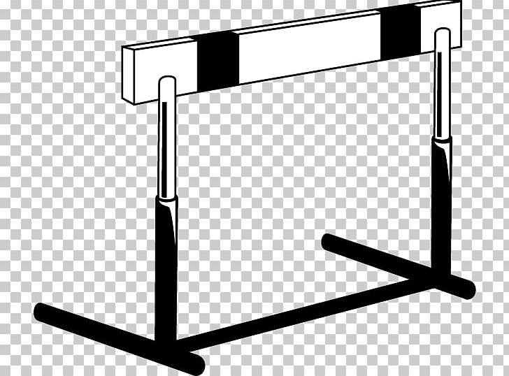 Track & Field Hurdle Hurdling Glo PNG, Clipart, 400 Metres Hurdles, Angle, Area, Athletics, Black And White Free PNG Download
