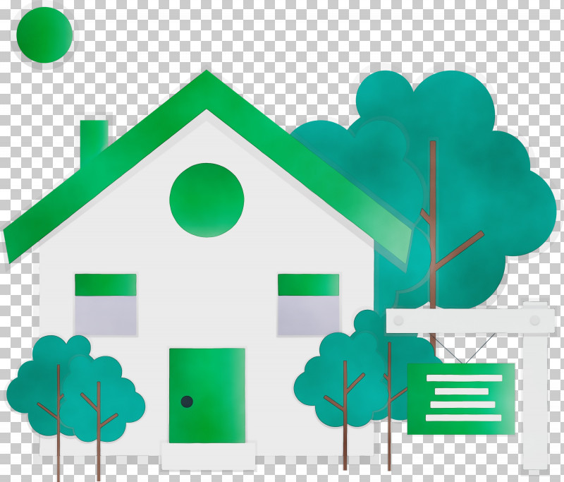 Green Line House PNG, Clipart, For Sale, Green, Home For Sale, House, Line Free PNG Download