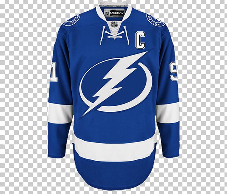 Tampa Bay Lightning National Hockey League Hockey Jersey NHL Uniform PNG,  Clipart, Active Shirt, Blue, Brand,