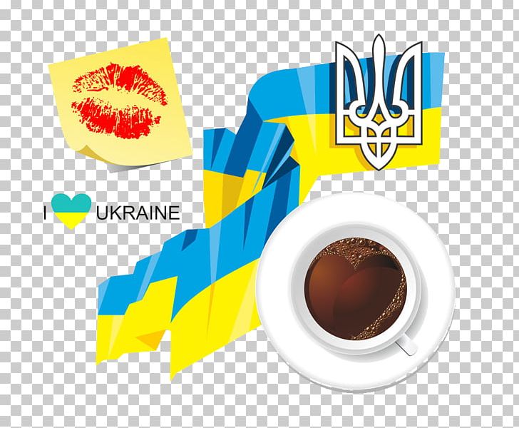 Ukrainian Flag Coffee PNG, Clipart, Art, Brand, Cartoon, Clip Art, Coffee Free PNG Download