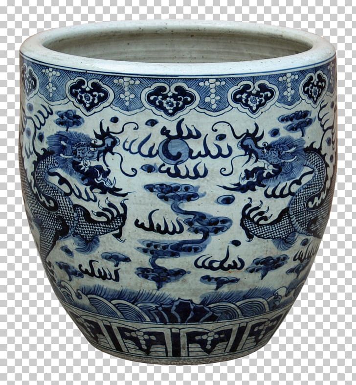 Blue And White Pottery Ceramic Vase Porcelain PNG, Clipart, Artifact, Blue And White Porcelain, Blue And White Pottery, Ceramic, Cup Free PNG Download