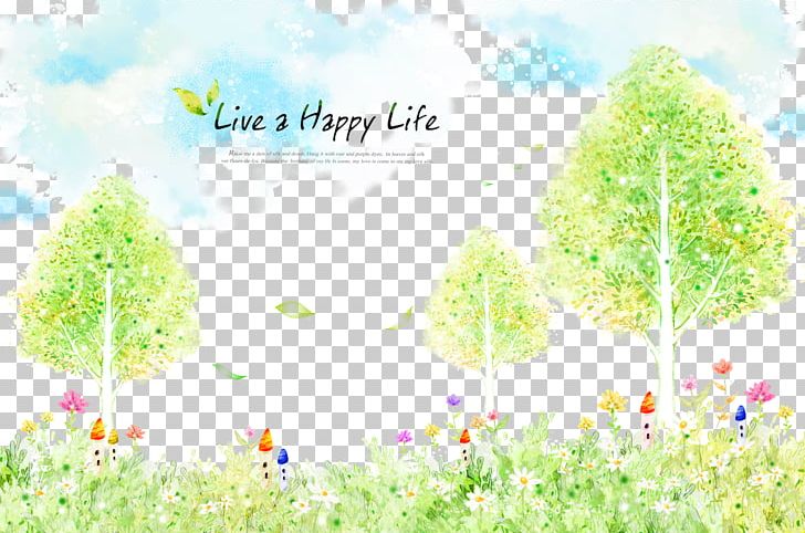 Watercolor Painting Illustration PNG, Clipart, Branch, Cartoon, Clouds, Computer Wallpaper, Daytime Free PNG Download
