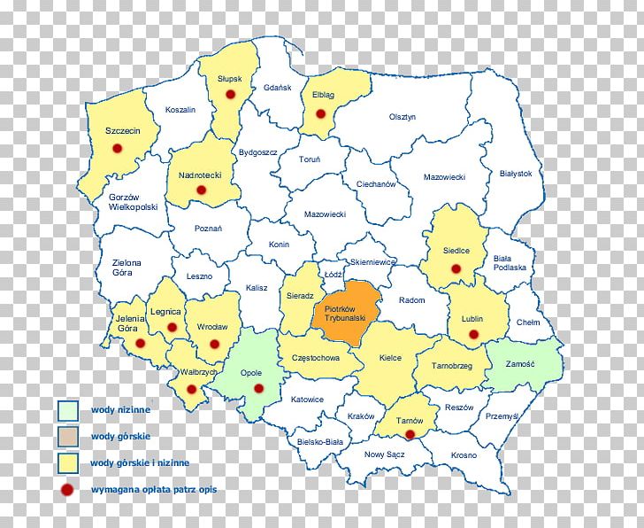 World Map Polski Związek Wędkarski. Okręg Polski Związek Wędkarski