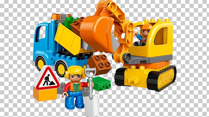 LEGO 10812 DUPLO Truck & Tracked Excavator Lego Minifigure Construction PNG, Clipart, Construction, Continuous Track, Duplo, Excavator, Heavy Machinery Free PNG Download