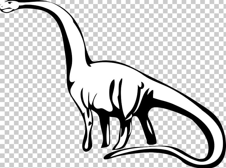 brachiosaurus clipart black and white school