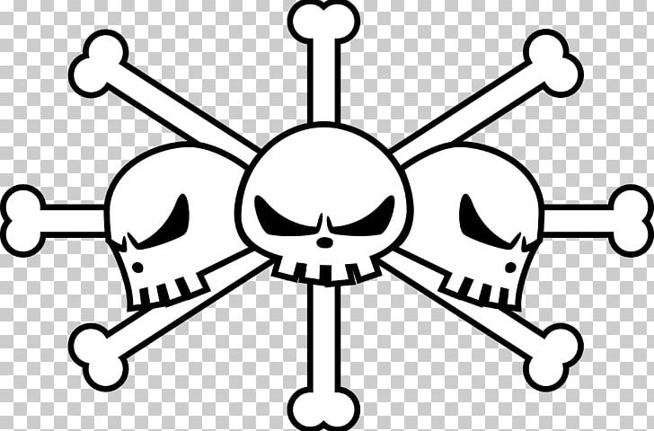 One Piece Flag Black And White