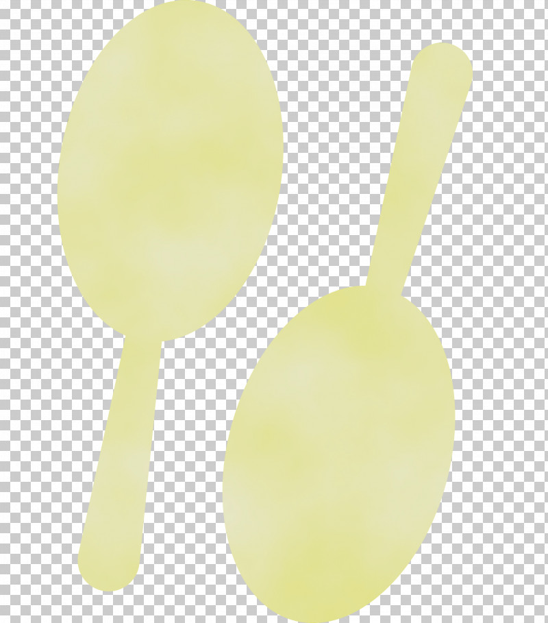 Spoon Yellow PNG, Clipart, Paint, Spoon, Watercolor, Wet Ink, Yellow Free PNG Download