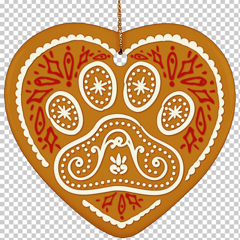 Christmas Ornament PNG, Clipart, Christmas Ornament, Heart, Holiday Ornament, Motif, Orange Free PNG Download