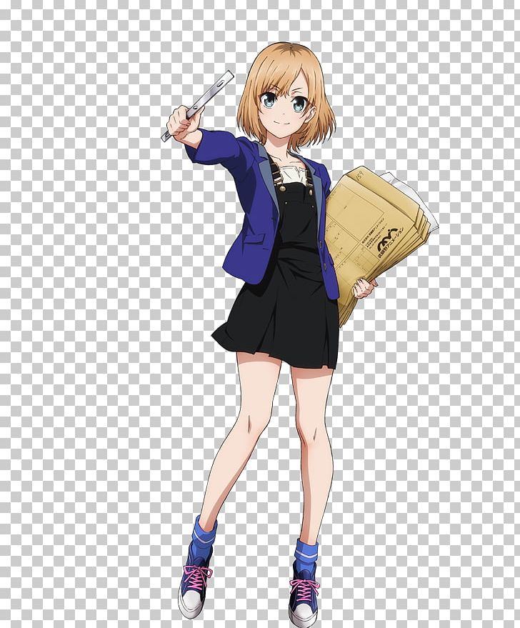 Anime Production Assistant P.A.Works Animated Film Otaku PNG, Clipart, Animated Film, Anime, Brown Hair, Cartoon, Chara Free PNG Download